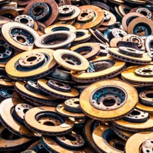 Recovered cast iron brake discs